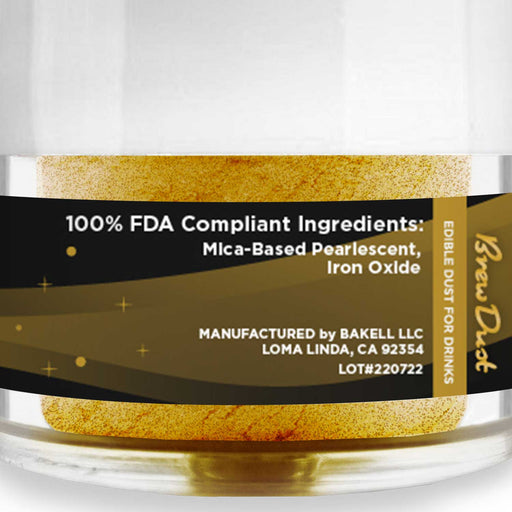 True Gold Brew Dust by the Case | EU Compliant Wholesale-Brew Glitter®
