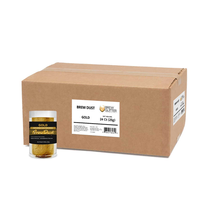 True Gold Brew Dust by the Case | EU Compliant Wholesale-Brew Glitter®