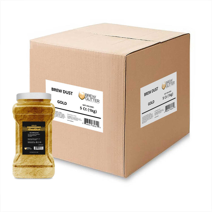 True Gold Brew Dust by the Case | EU Compliant Wholesale-Brew Glitter®