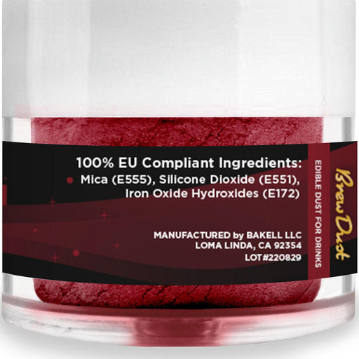 True Maroon Brew Dust by the Case | EU Compliant Wholesale-Brew Glitter®