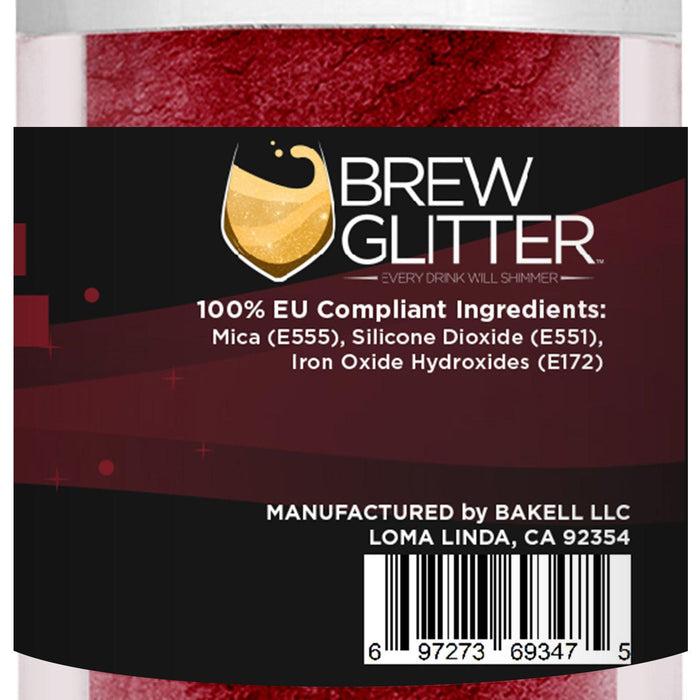 True Maroon Brew Dust by the Case | EU Compliant Wholesale-Brew Glitter®