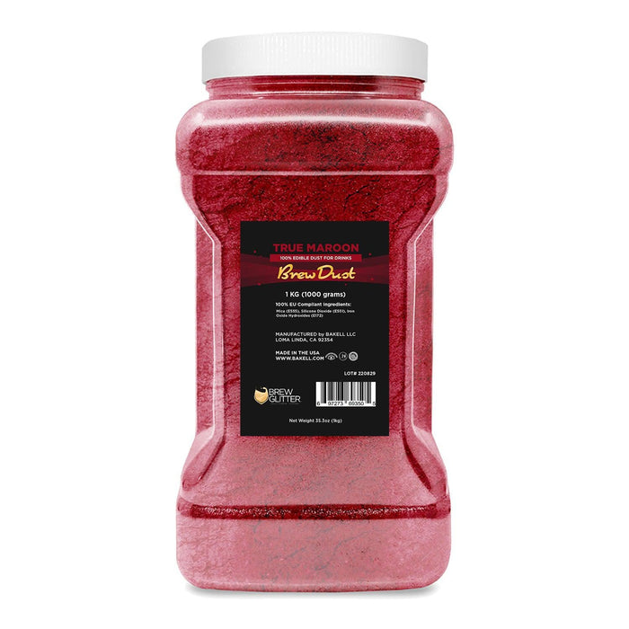 True Maroon Brew Dust® | EU Compliant Bulk Sizes-Brew Glitter®