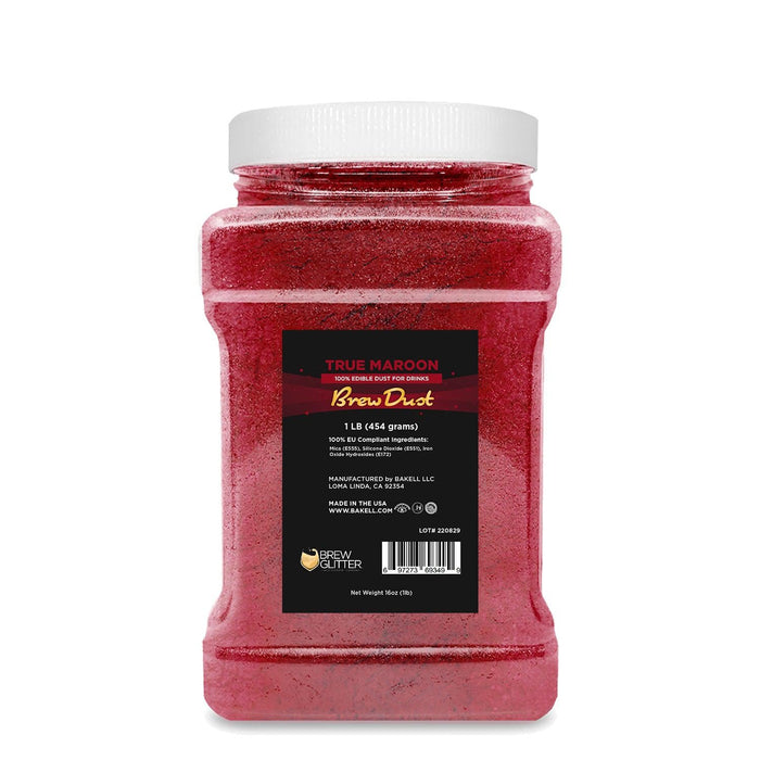 True Maroon Brew Dust® | EU Compliant Bulk Sizes-Brew Glitter®