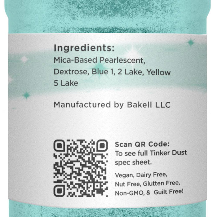 Turquoise Tinker Dust Food Grade Edible Glitter | Bulk Sizes-Brew Glitter®
