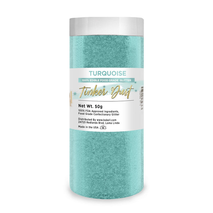 Turquoise Tinker Dust Food Grade Edible Glitter | Bulk Sizes-Brew Glitter®