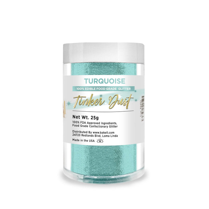 Turquoise Tinker Dust Food Grade Edible Glitter | Bulk Sizes-Brew Glitter®