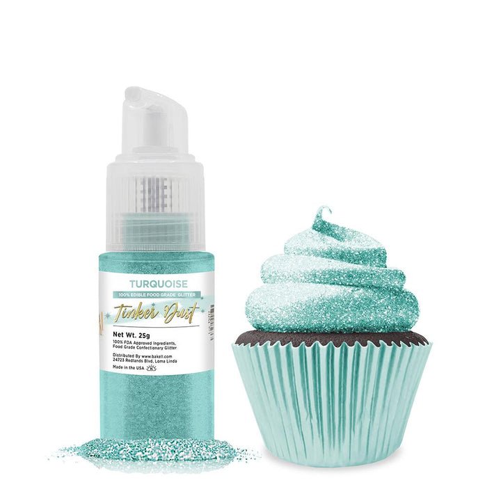 Turquoise Tinker Dust Spray Pump by the Case | Private Label-Brew Glitter®