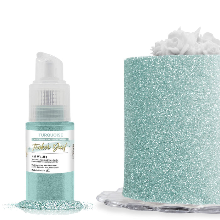 Turquoise Tinker Dust Spray Pump by the Case | Private Label-Brew Glitter®