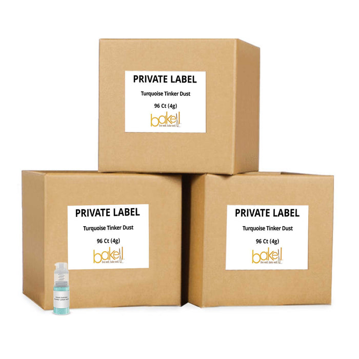 Turquoise Tinker Dust® | 4g Glitter Spray Pump | Private Label by the Case-Brew Glitter®