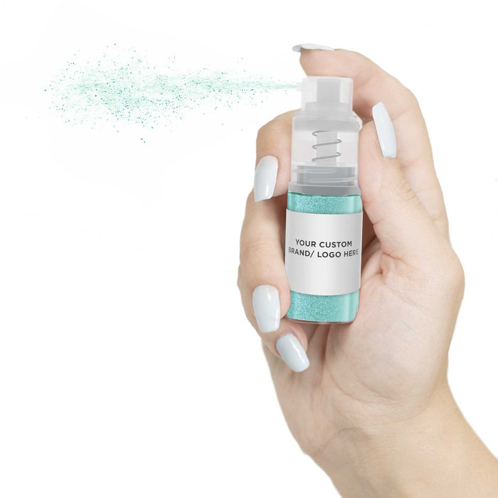 Turquoise Tinker Dust® | 4g Glitter Spray Pump | Private Label by the Case-Brew Glitter®