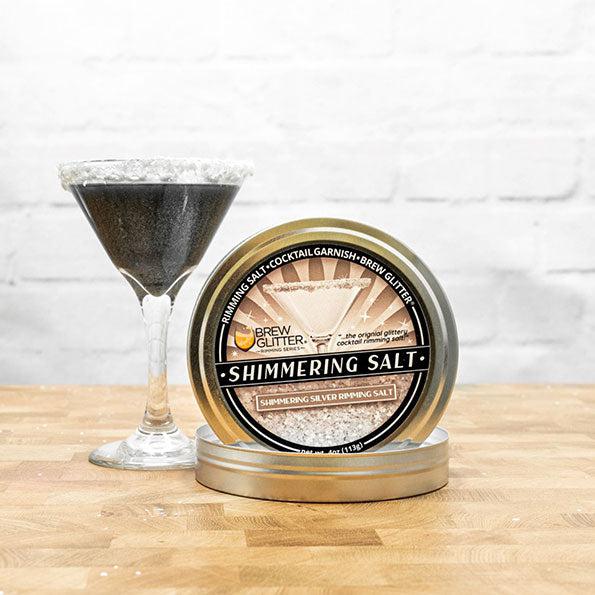 TW - Shimmering White Cocktail Rimming Salt-Brew Glitter®