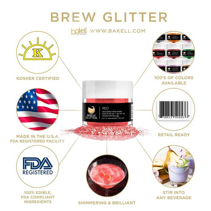 Valentine's Day Collection Brew Glitter Heart Gift Pack (4PC Set)-Brew Glitter®