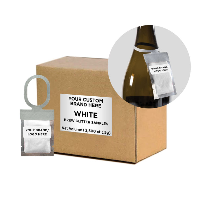 White Brew Glitter® Necker | Private Label-Brew Glitter®