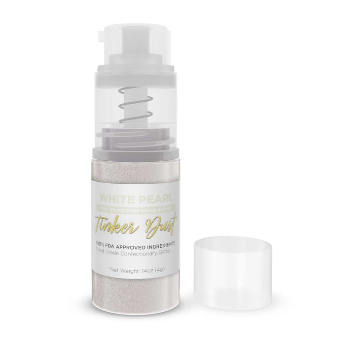 White Pearl Edible Glitter Spray 4g Pump | Tinker Dust®-Brew Glitter®