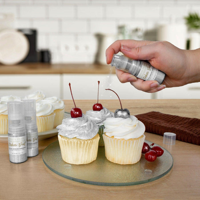 White Pearl Edible Glitter Spray 4g Pump | Tinker Dust®-Brew Glitter®