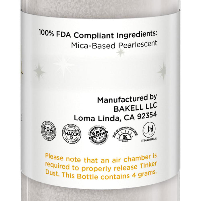 White Pearl Edible Glitter Spray 4g Pump | Tinker Dust®-Brew Glitter®