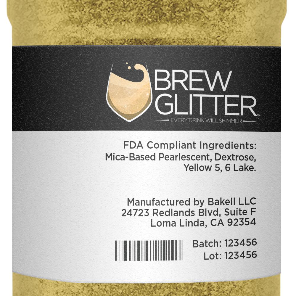 Yellow Brew Glitter | 45g Shaker-Brew Glitter®