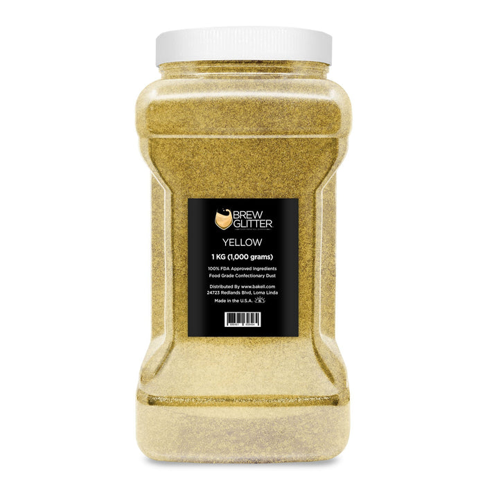 Yellow Brew Glitter | Bulk Sizes-Brew Glitter®