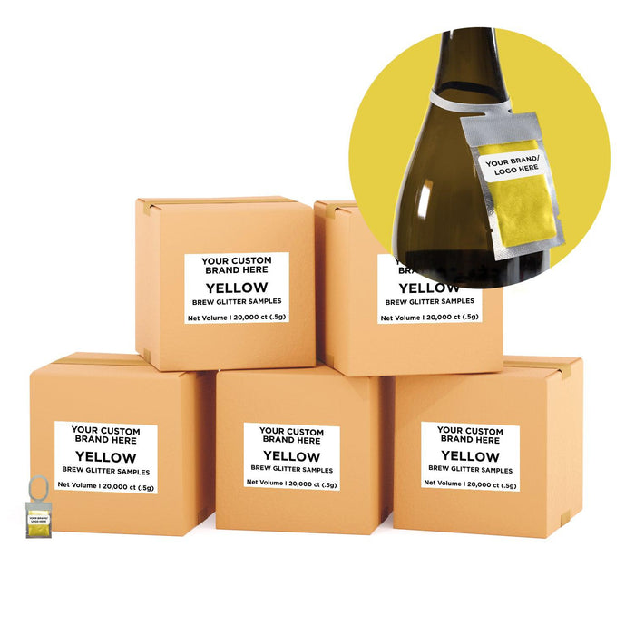Yellow Brew Glitter® Necker | Private Label-Brew Glitter®