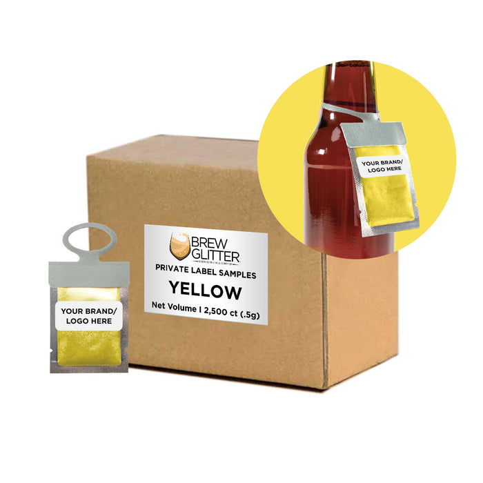 Yellow Brew Glitter® Necker | Private Label-Brew Glitter®