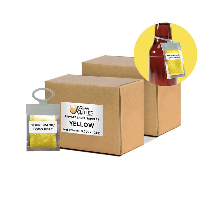 Yellow Brew Glitter® Necker | Private Label-Brew Glitter®