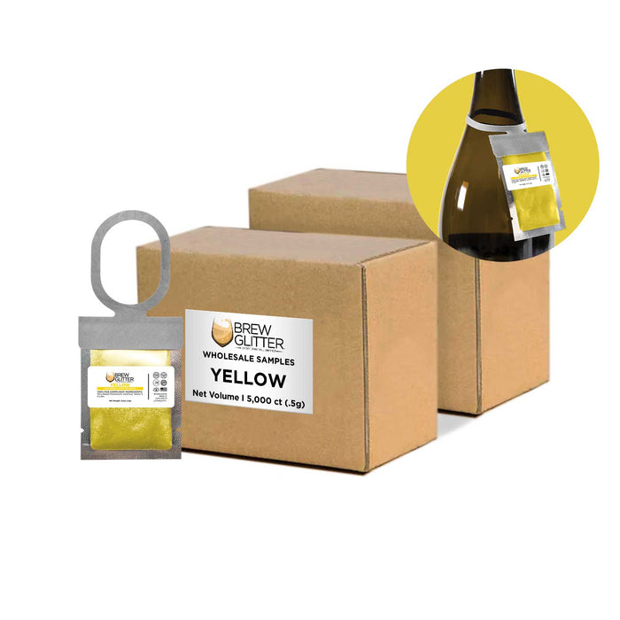 Yellow Brew Glitter® Necker | Wholesale-Brew Glitter®
