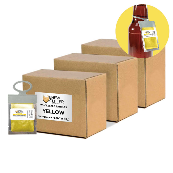 Yellow Brew Glitter® Necker | Wholesale-Brew Glitter®