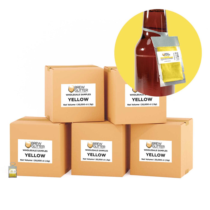 Yellow Brew Glitter® Necker | Wholesale-Brew Glitter®
