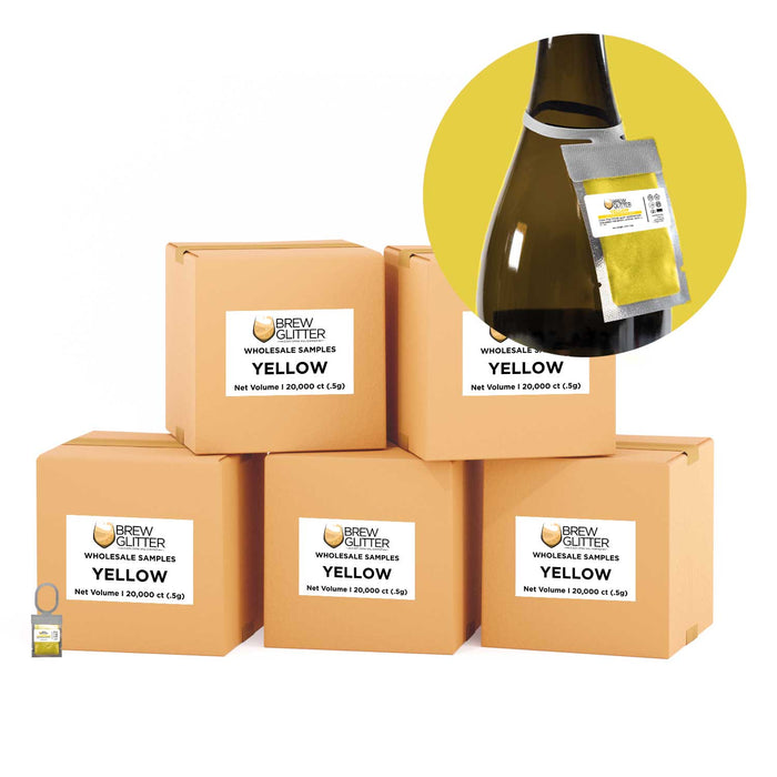 Yellow Brew Glitter® Necker | Wholesale-Brew Glitter®