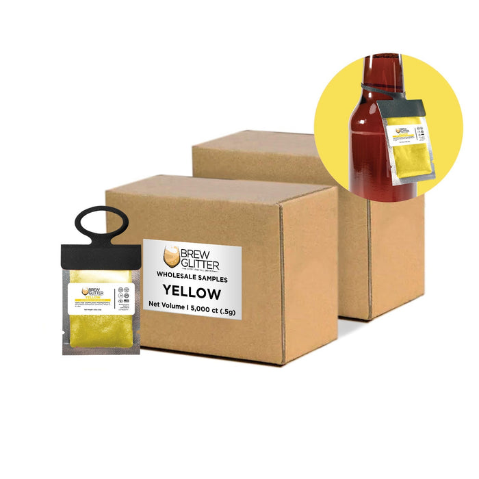 Yellow Brew Glitter® Necker | Wholesale-Brew Glitter®