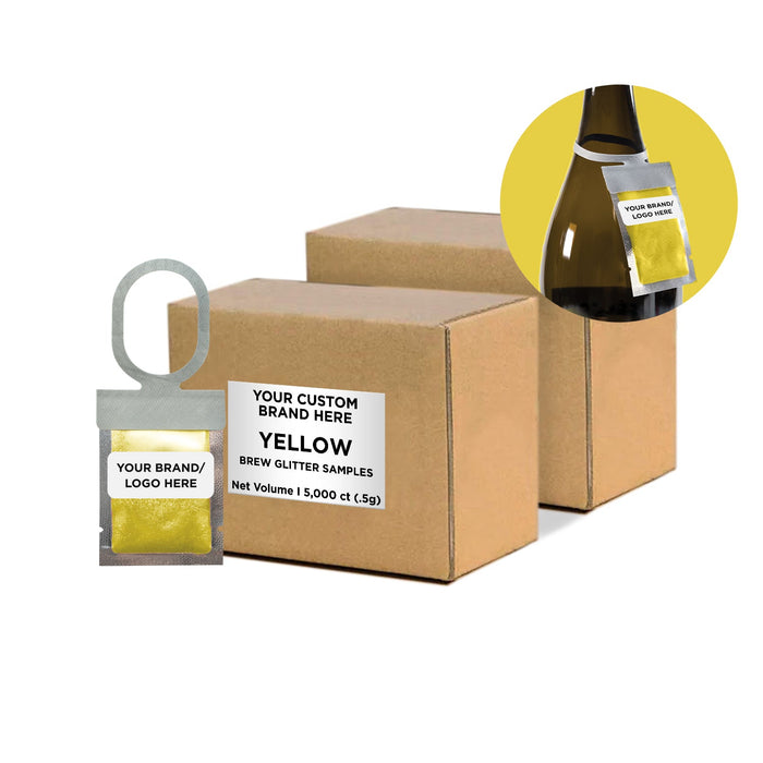 Yellow Brew Glitter® Necker | Private Label-Brew Glitter®