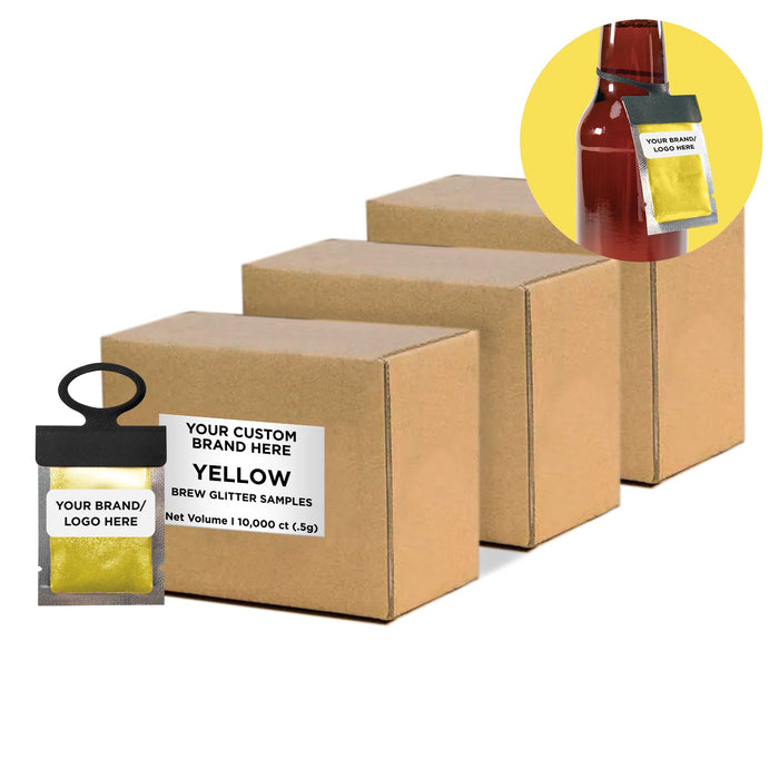 Yellow Brew Glitter® Necker | Private Label-Brew Glitter®