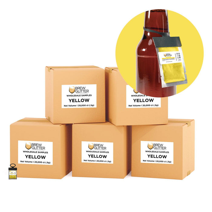 Yellow Brew Glitter® Necker | Wholesale-Brew Glitter®
