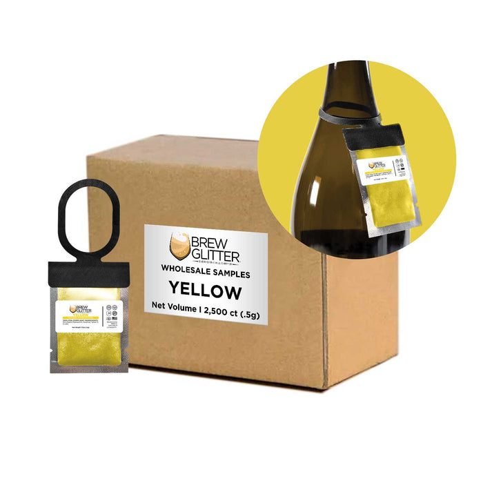 Yellow Brew Glitter® Necker | Wholesale-Brew Glitter®