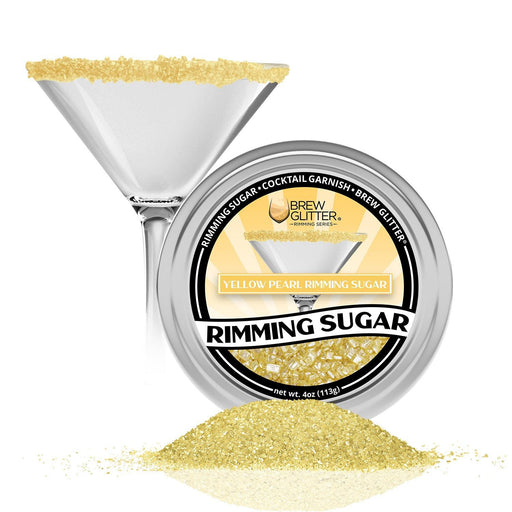 Yellow Pearl Cocktail Rimming Sugar-Brew Glitter®